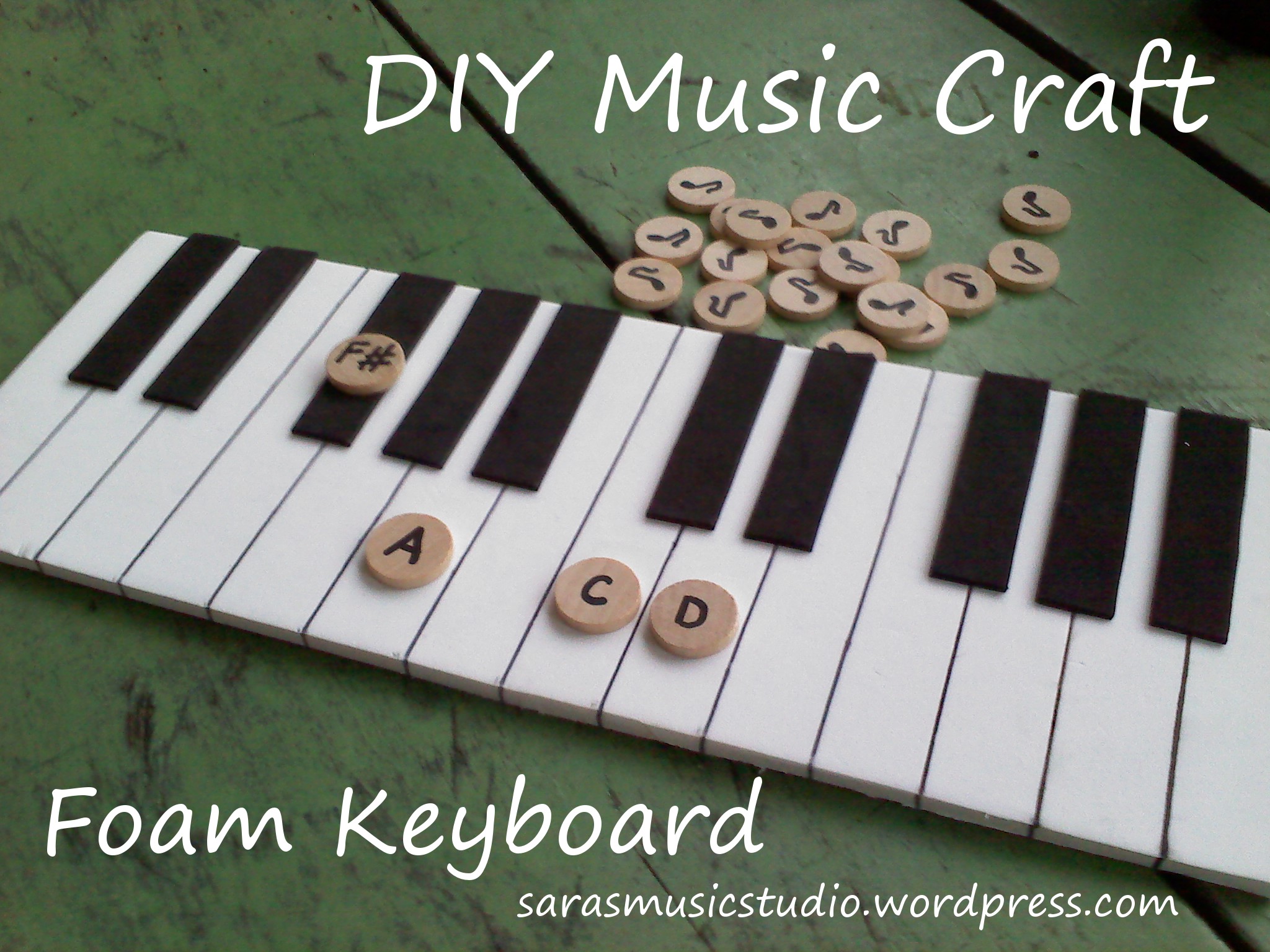 Diy Foam Keyboard Sara S Music Studio