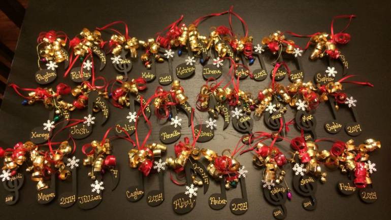 Music Note Ornaments