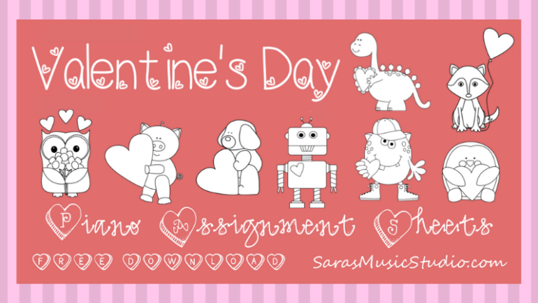 Valentine’s Day Assignment Sheets