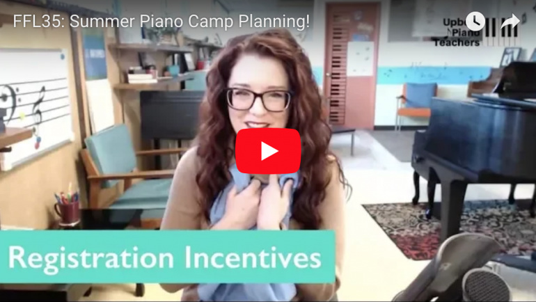 Basic Summer Piano Camp Planning [VIDEO]