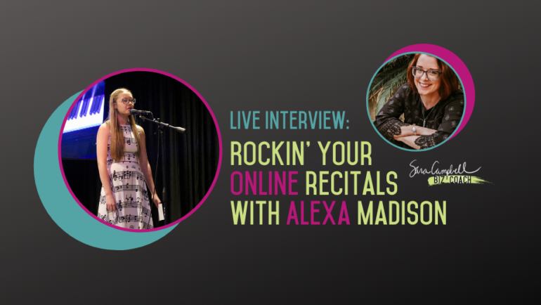 Rockin’ Your Online Recital with Alexa Madison