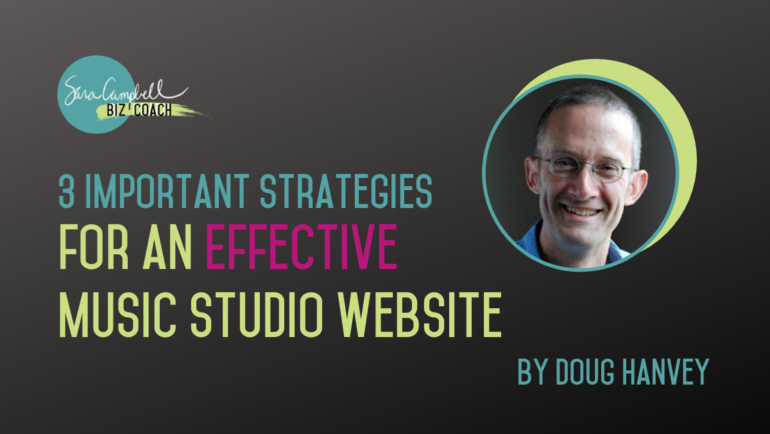 3 Important Strategies for an Effective Music Studio Website